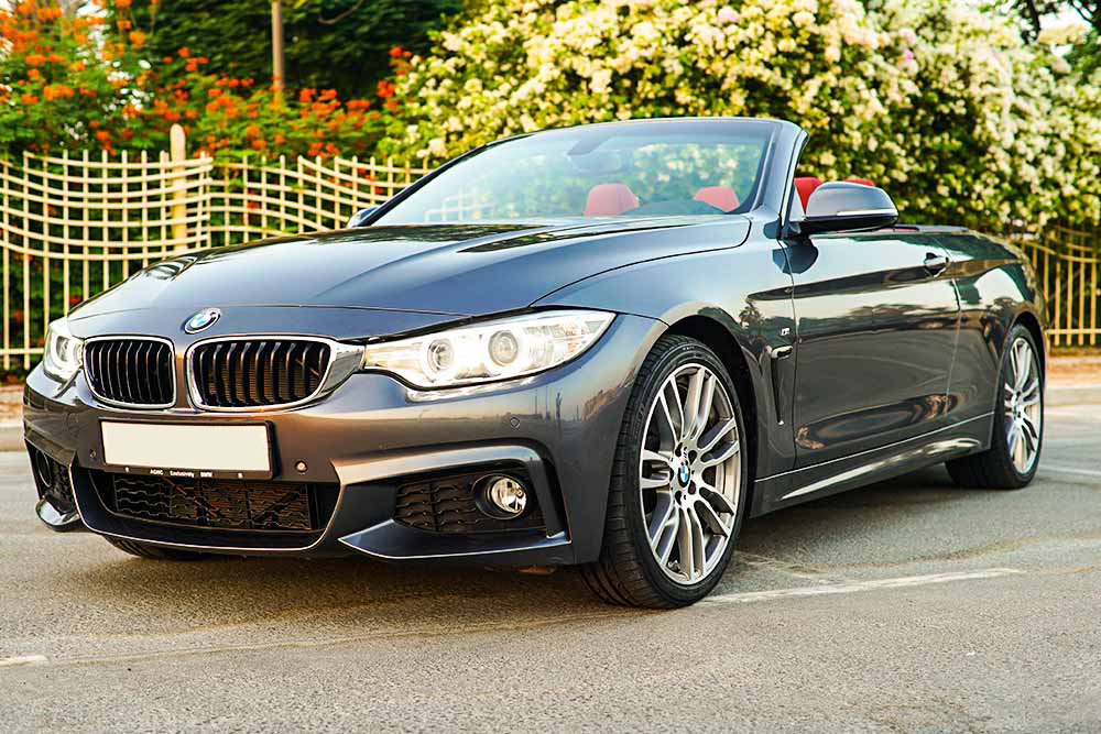 Rent a car with driver in dubai BMW 430i Cabriolet